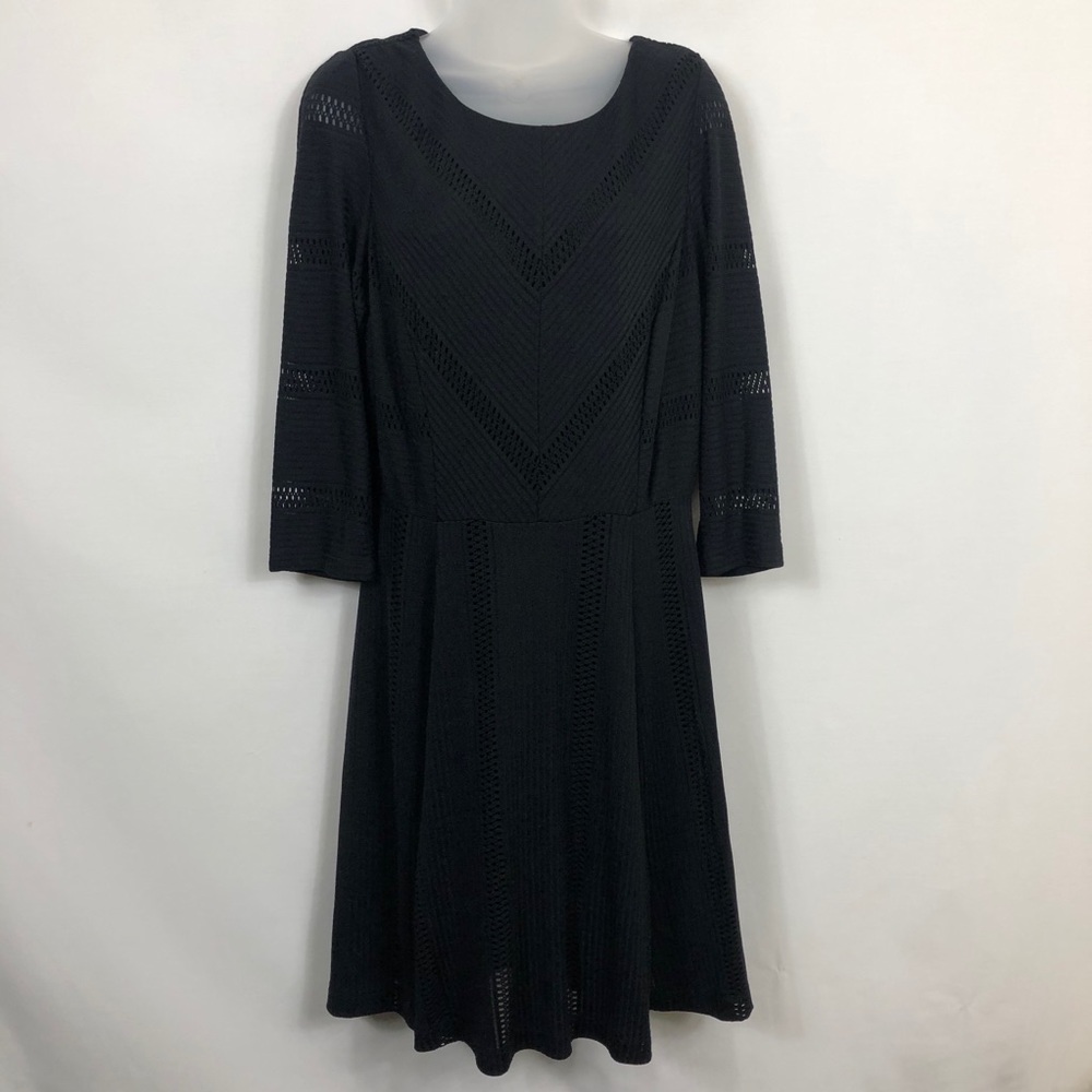 Lauren Conrad 3/4 Sleeve Skater Dress